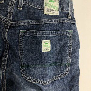Vtg Lucky Brand  Jeans Gene Montesano work wear Green Label 31x31 year 2001